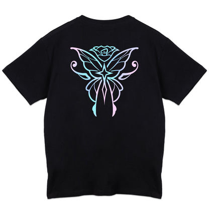 Iliana Gradient T-Shirt - Black