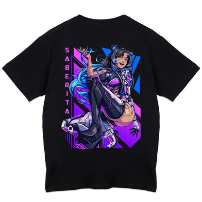 Saberita Cybernetic Panda T-Shirt