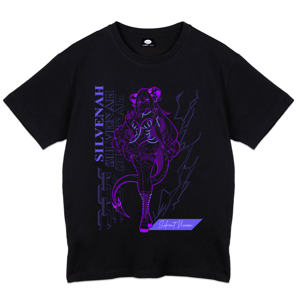 silvenah "Crystal Dragon" Black Tshirt