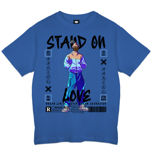 Stacks244 "Love" Blue Tshirt