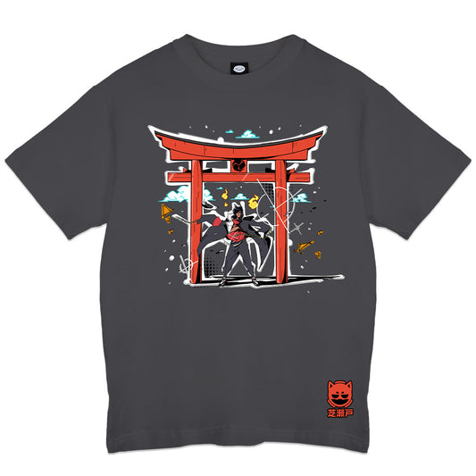 ShibaSeto "Torii Gate" Dark Grey T-Shirt