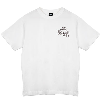 Suirie "Pop-up Bakery - Lines" White T-Shirt