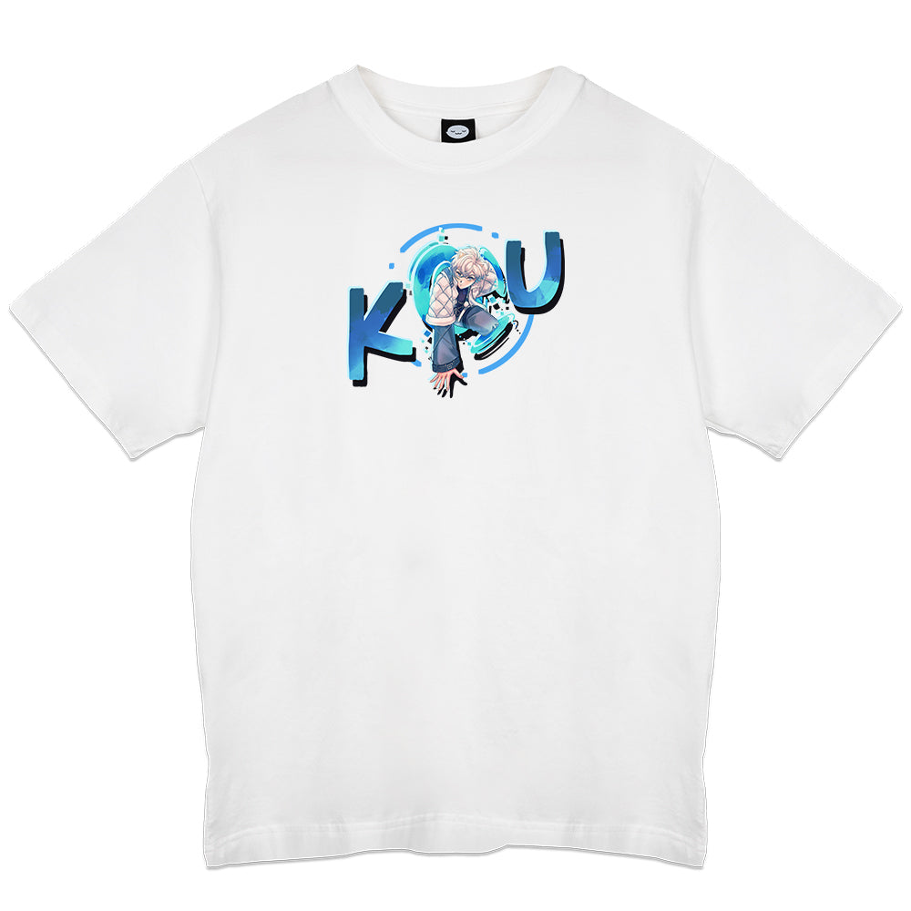 Koummand "A Bunch of Fluffs" White T-Shirt