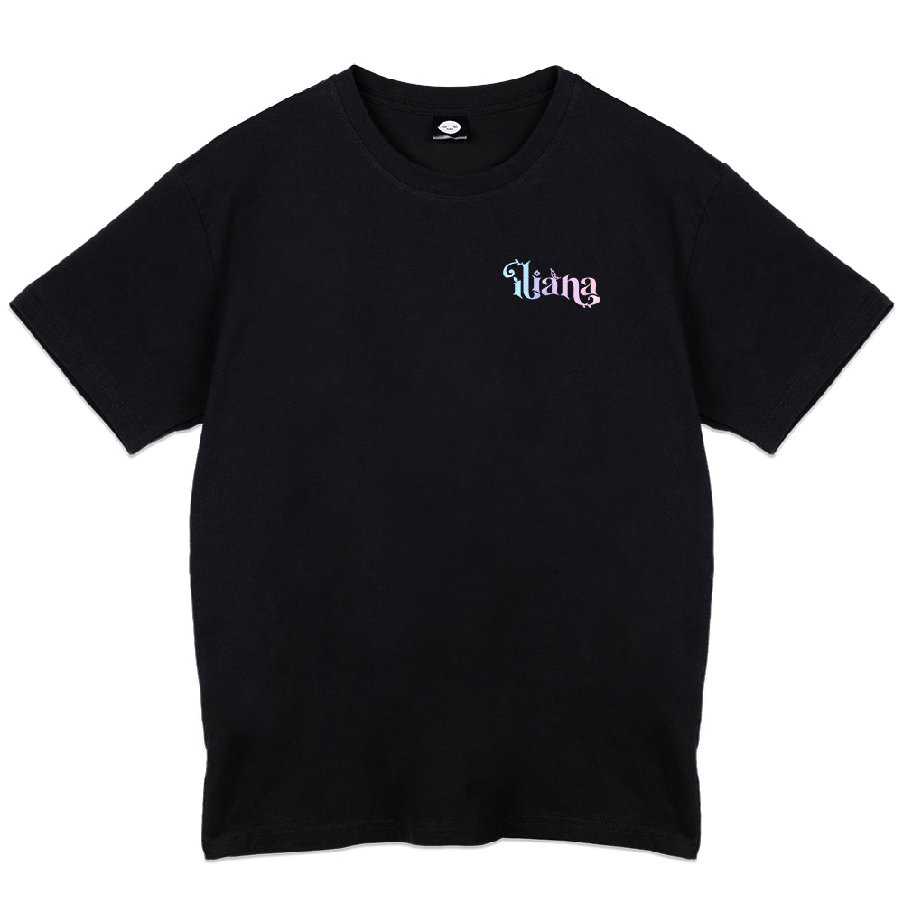 Iliana Gradient T-Shirt - Black