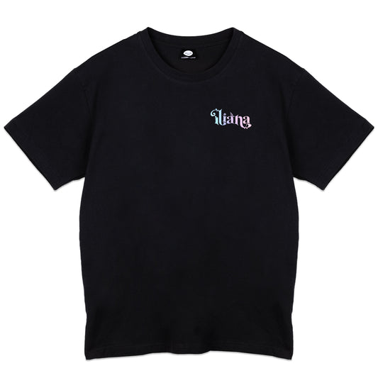 Iliana Gradient T-Shirt - Black