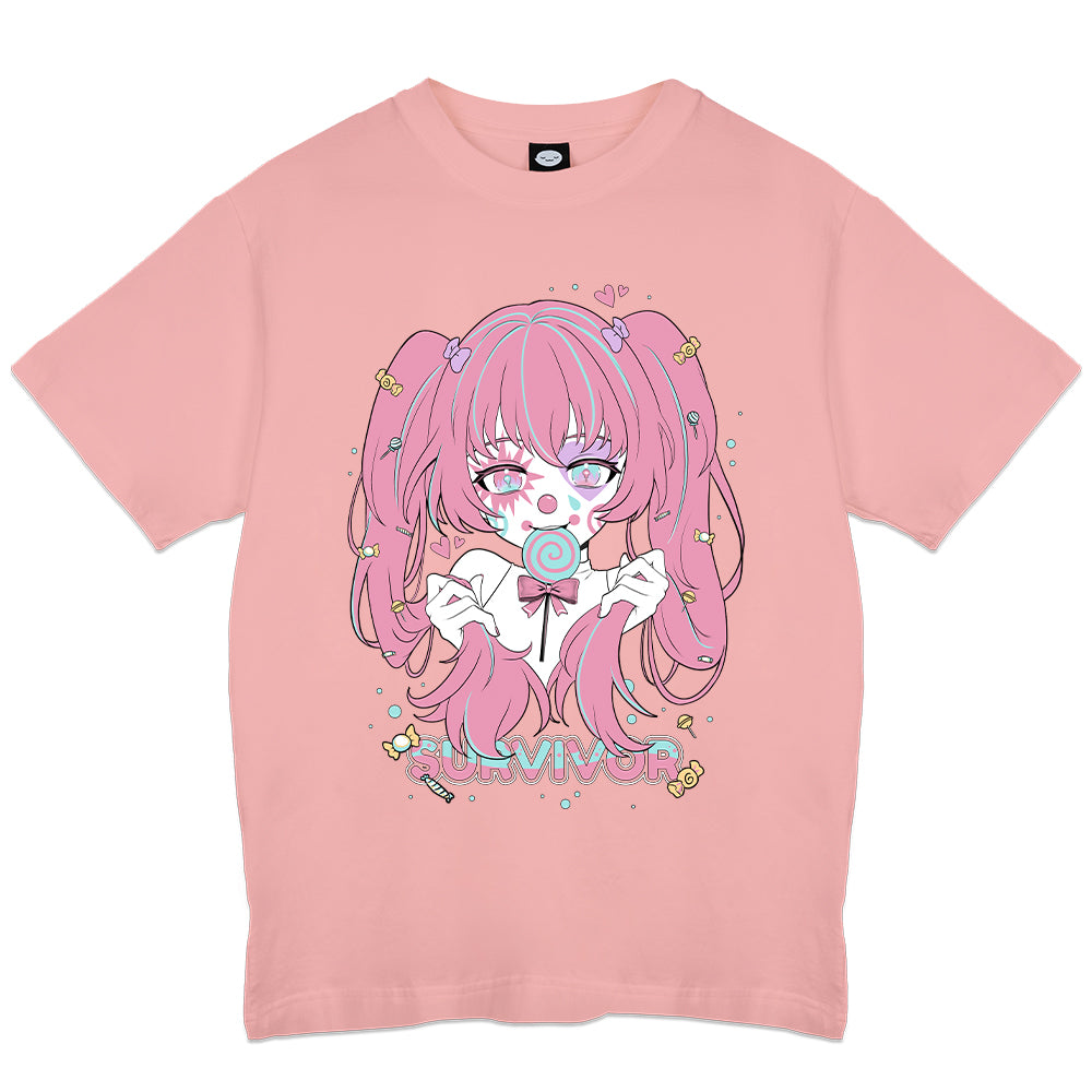 LolliePopVT "Silly Survivor" Pink T-Shirt