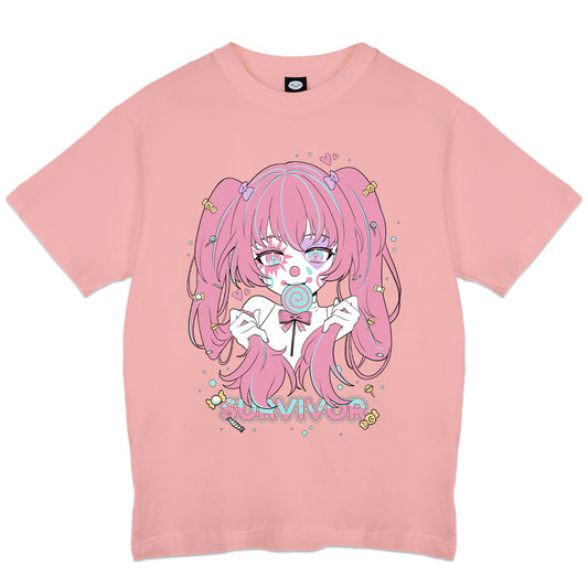 LolliePopVT "Silly Survivor" Pink T-Shirt