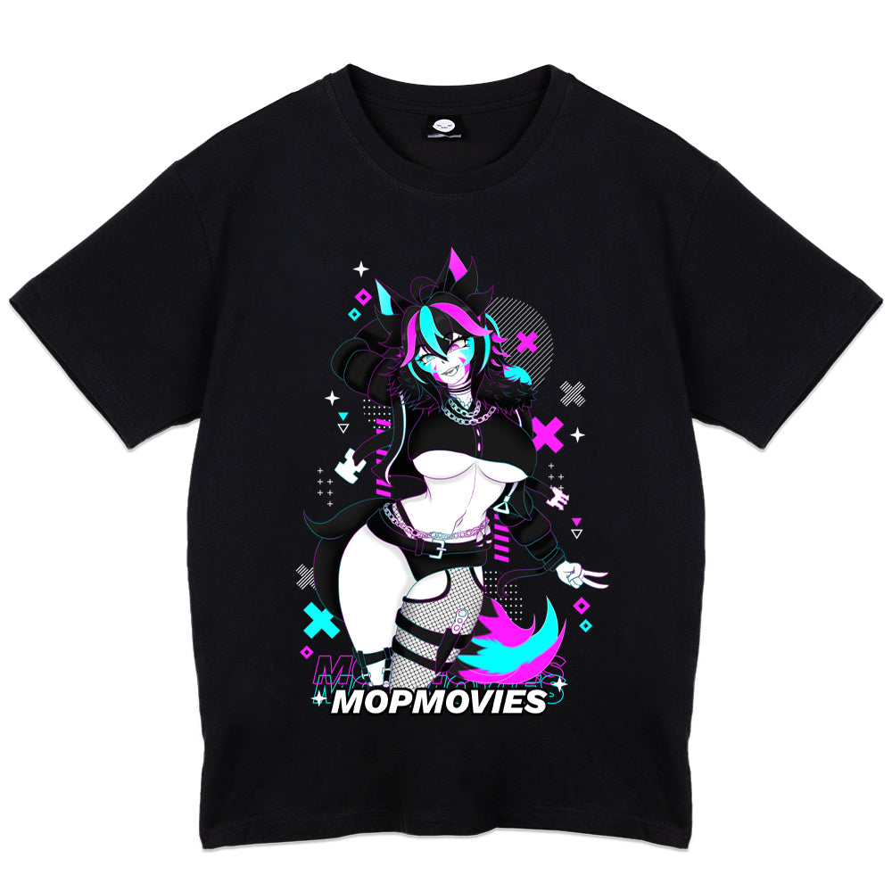 MopMovies Neon Fox Shirt