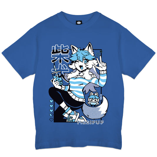 Madipup Light Blue  t-shirt