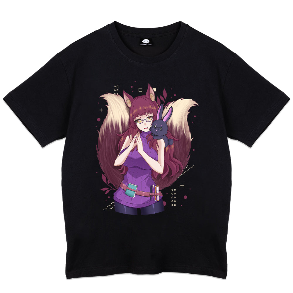 Avi Zenko "Two-Tailed Kitsune" T-Shirt