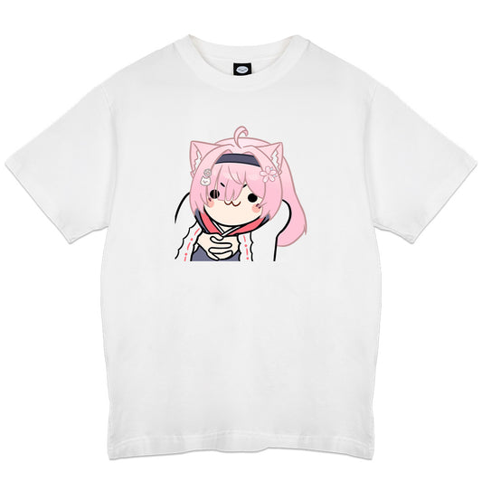 YomuFuwamochi Plottin T-Shirt - White