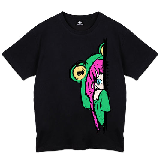 FroggyPhD "Hidden" Black T-Shirt