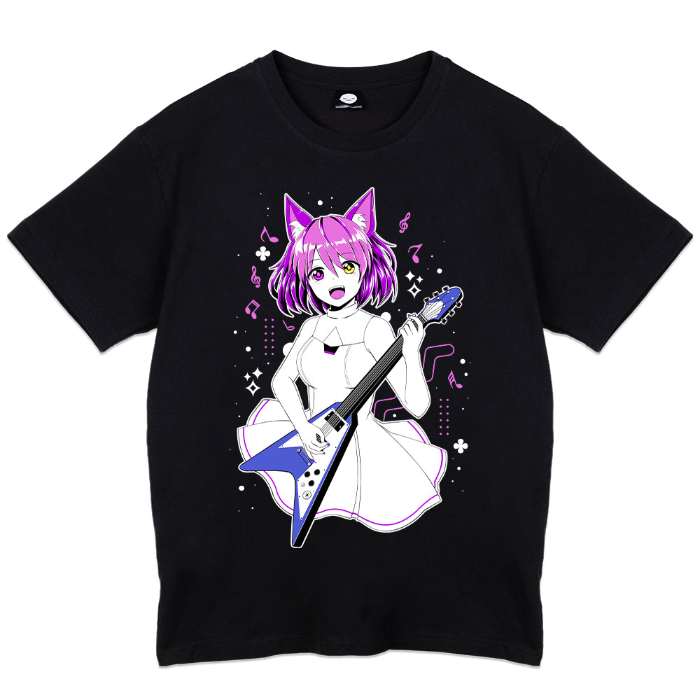 SakiMaster1 "Neko Rock!" T-Shirt