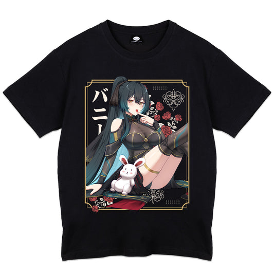 Tenebria Rose Bun and Roses T-Shirt