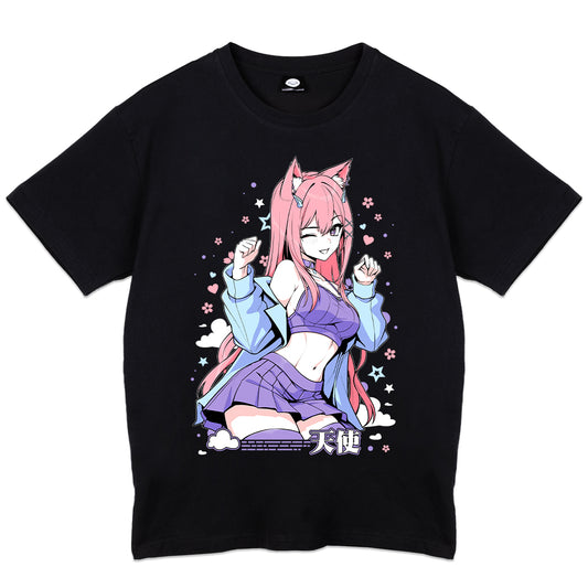 Lunamisia Angelic Cat Shirt