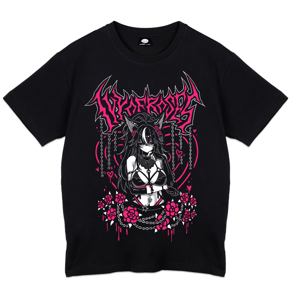 IvyOfRoses RoseRave T-Shirt - Black