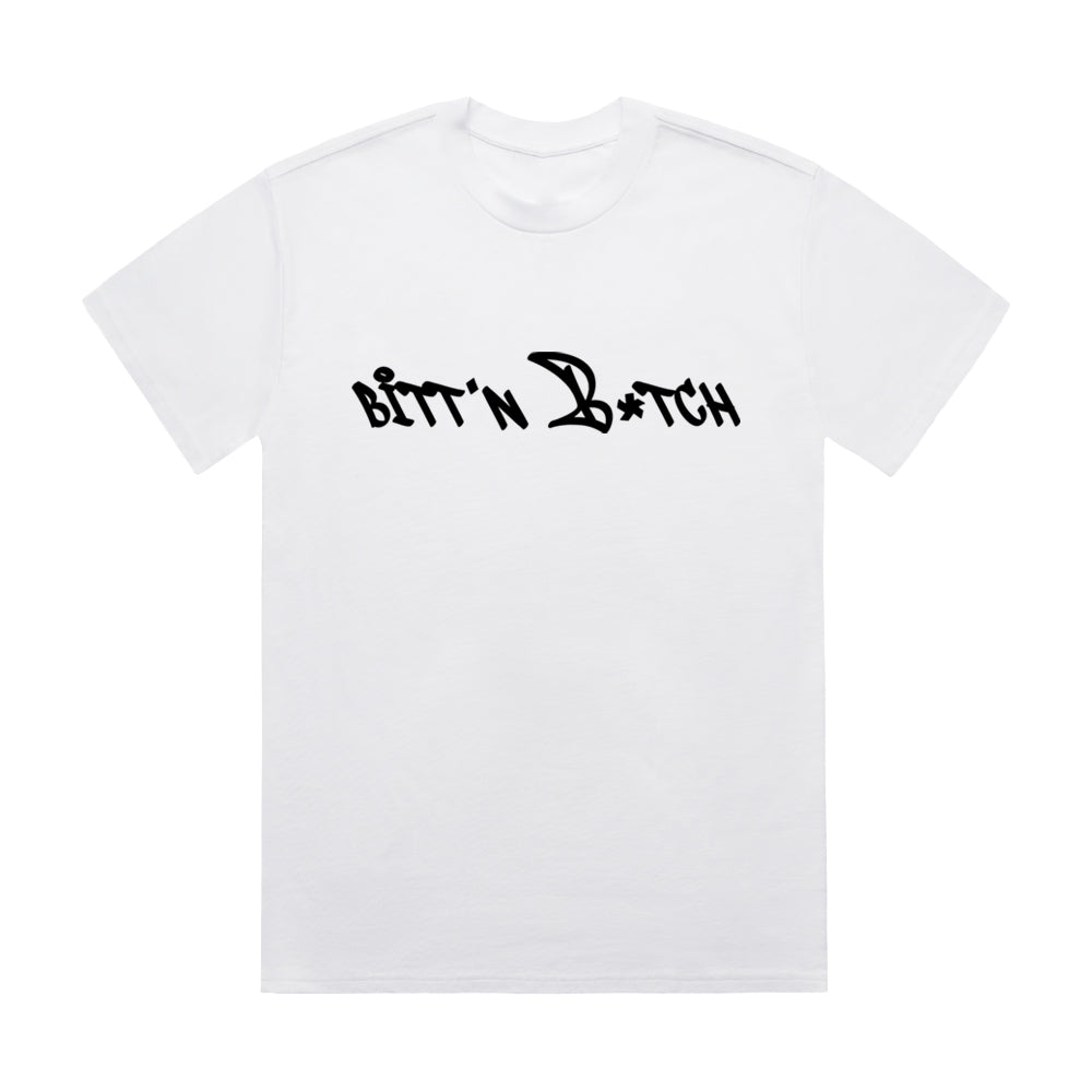 Shekai Bitt'n B*tch T-Shirt(White)