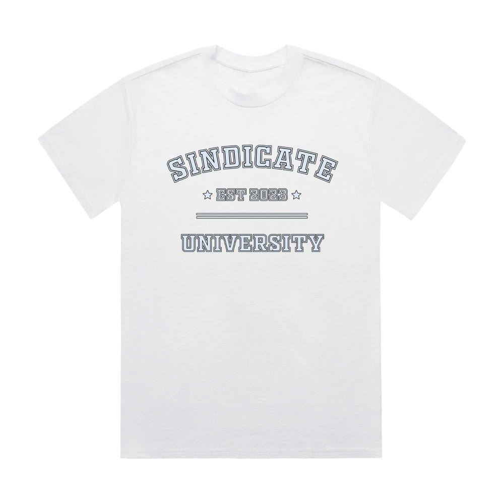 Sindicate University T-Shirt (White)