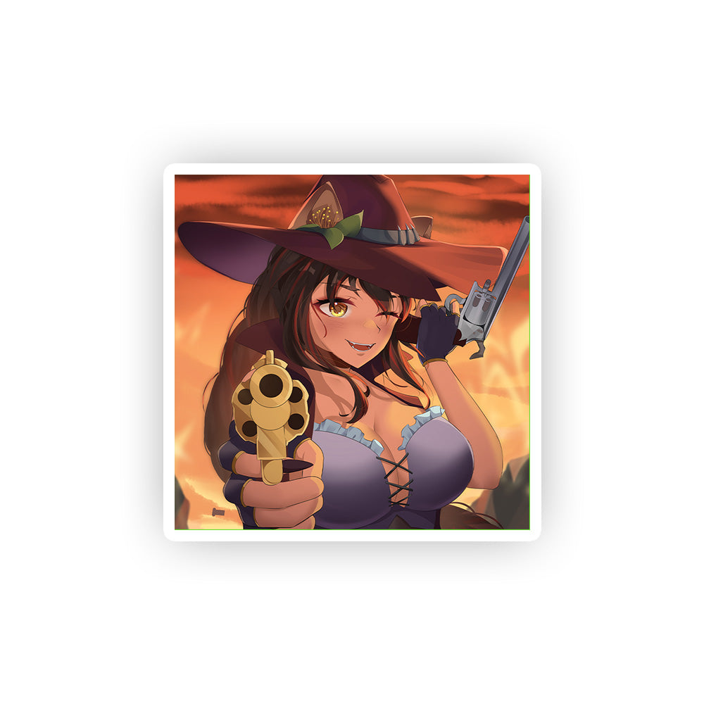 TauTassieTiger "Wild West"  Sticker