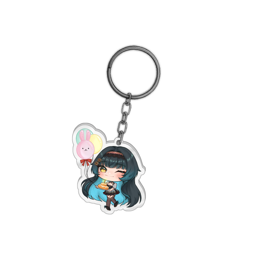 Tenebria Rose "2025 Birthday" Keychain