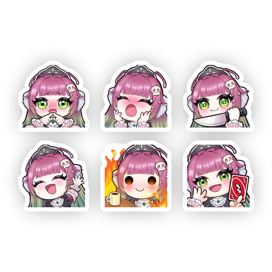 TheMorbidMoth Moth to a Flame Sticker Pack