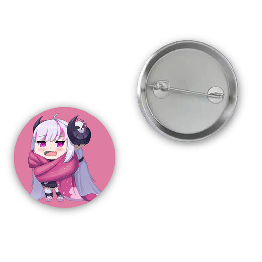 TiffanyTiefling Chilly Chibi Button Pin