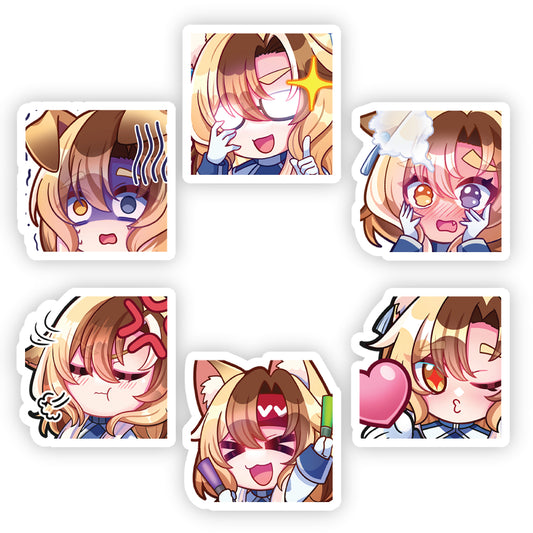 Tokie Shepherd "Emotes" Sticker Pack