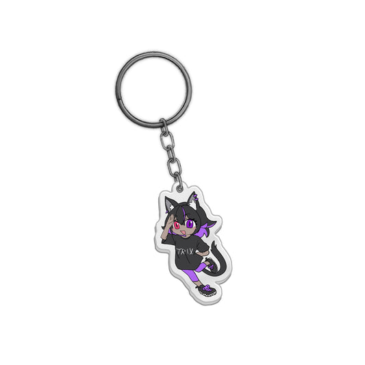 Trixtreatz "Chibi Trix Hello" Keychain