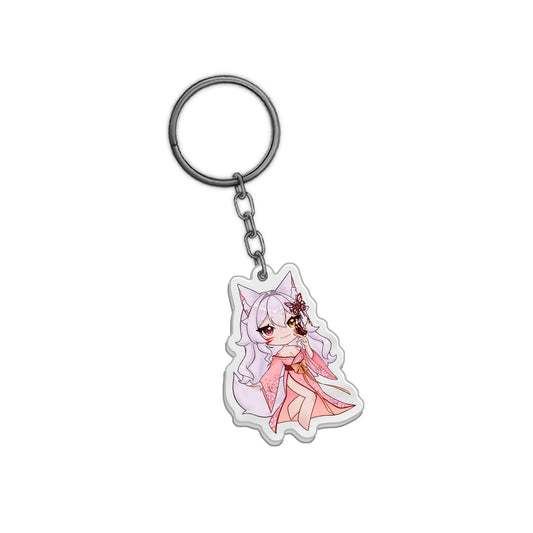 TsukiFoxGirl Autumn Keychain