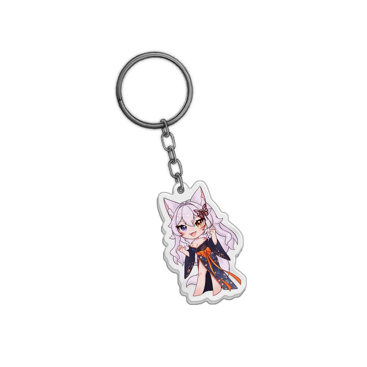 TsukiFoxGirl Summer Keychain