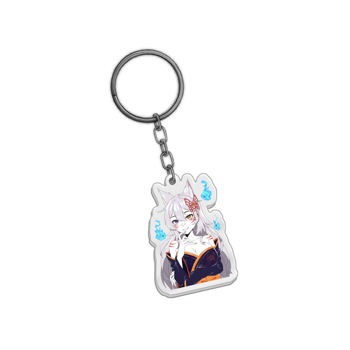 TsukiFoxGirl Keychain