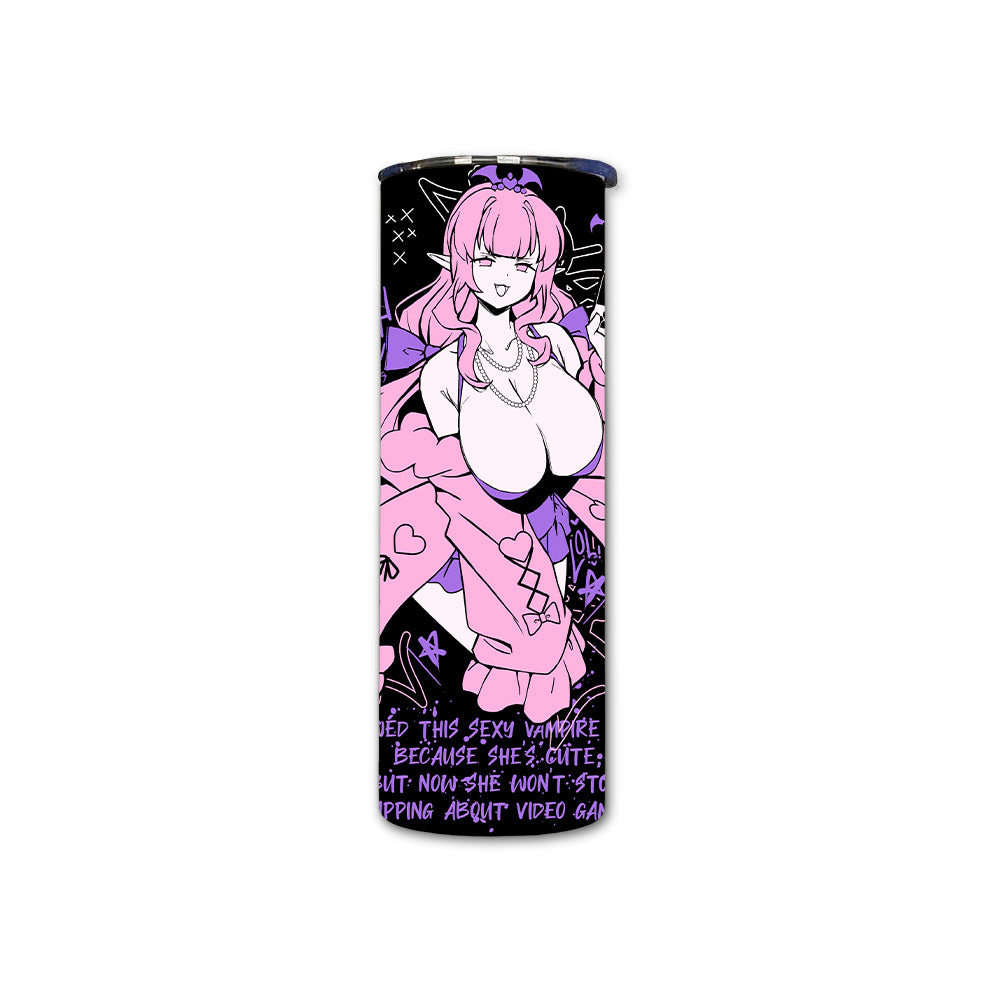 Pink Symphonica "Vampire Gamer Princess" Tumbler