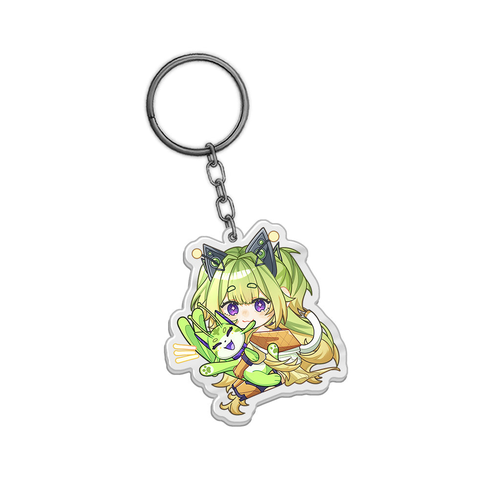 Uchuujin Ai "Chibi Ai & Glorpies" Keychain