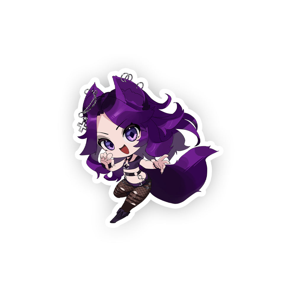 UrLocalWolfGirl Chibi Sticker