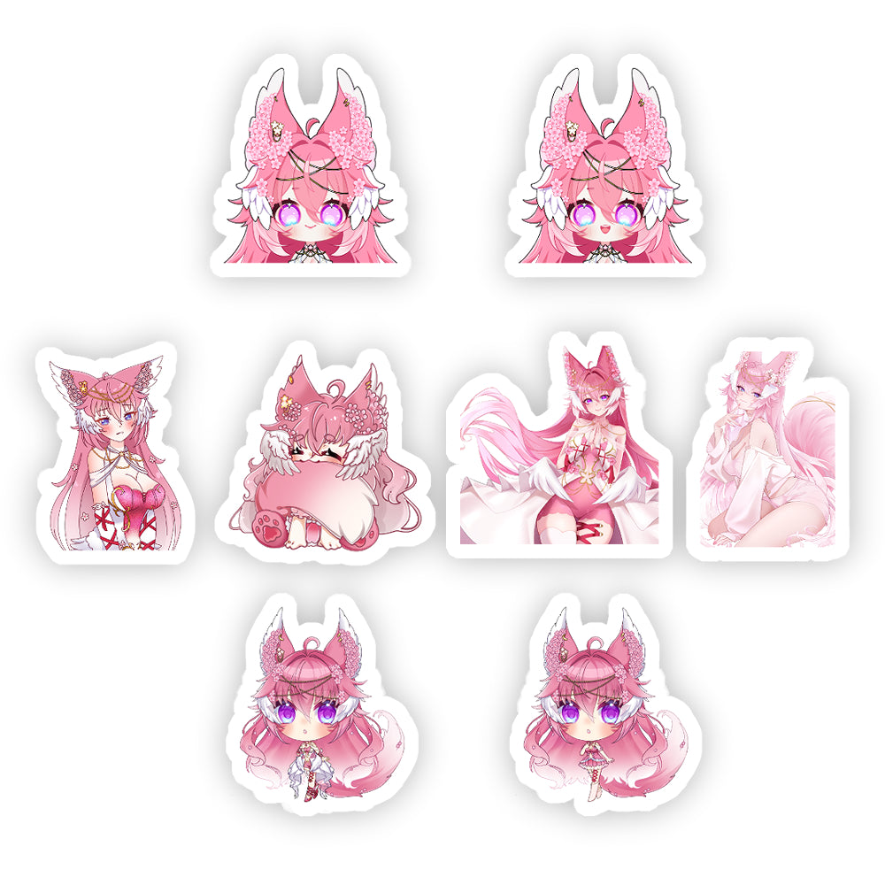Valuniya "Angel Kitsune Goddess" Sticker Pack