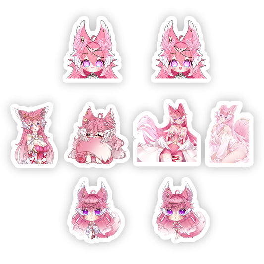 Valuniya "Angel Kitsune Goddess" Sticker Pack