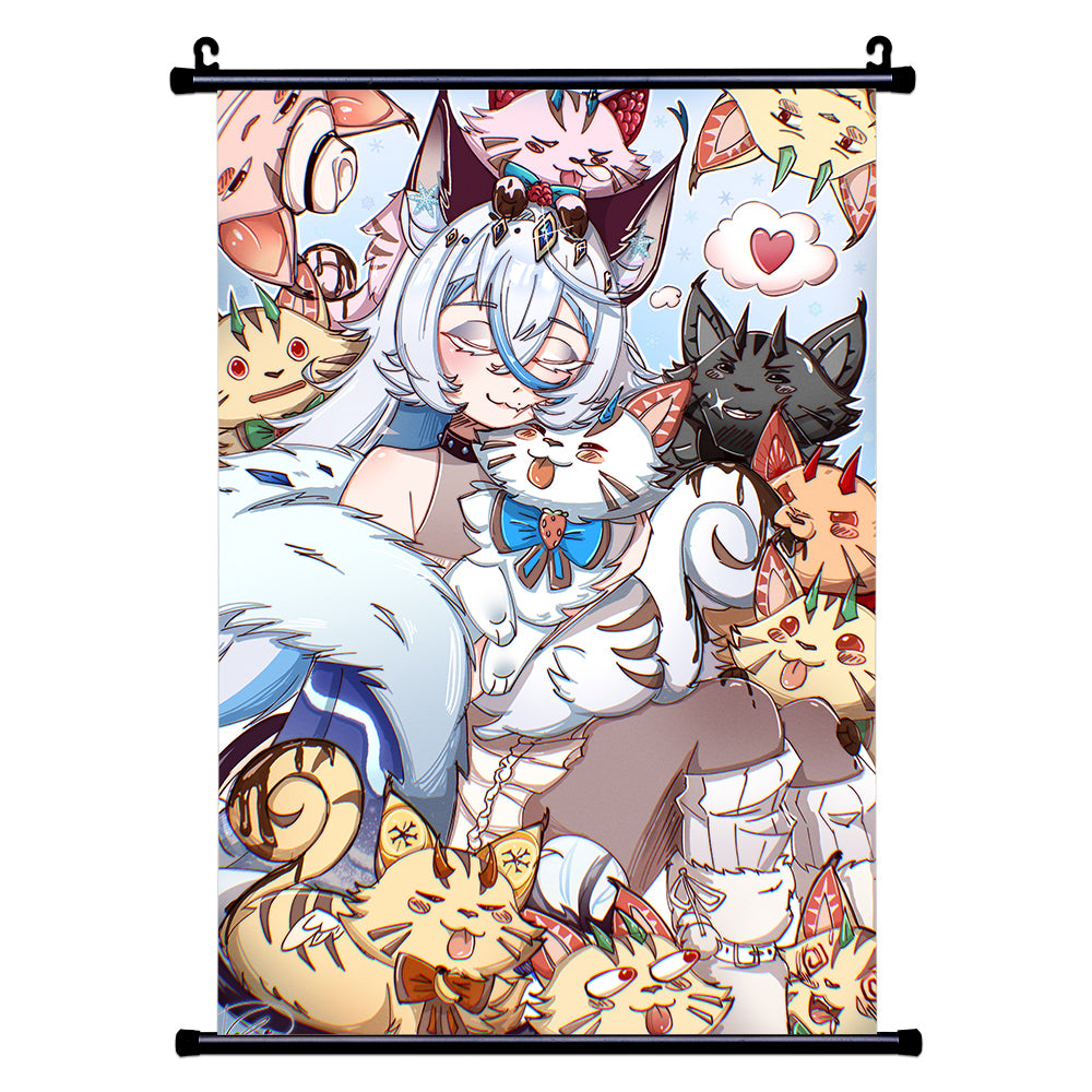 Veli Flopper Family Picture  Wallscroll
