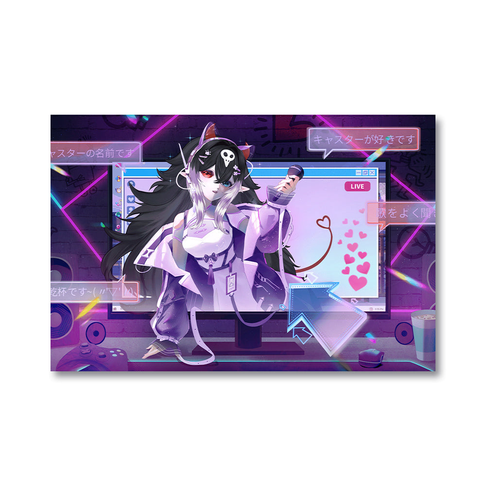 Viiollatte "Digital" Poster