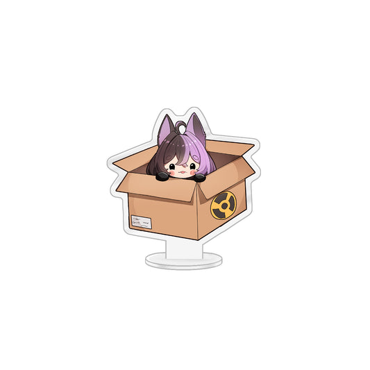 TheVioletNeko Cat in a Box Standee