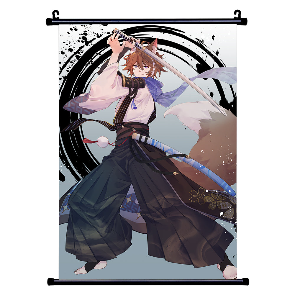 Kumotsune Art of the Blade Wall Scroll