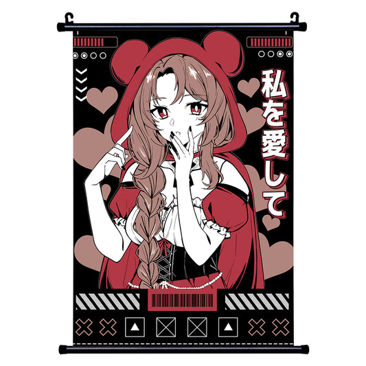 MouseENVT Little Red Wall Scroll