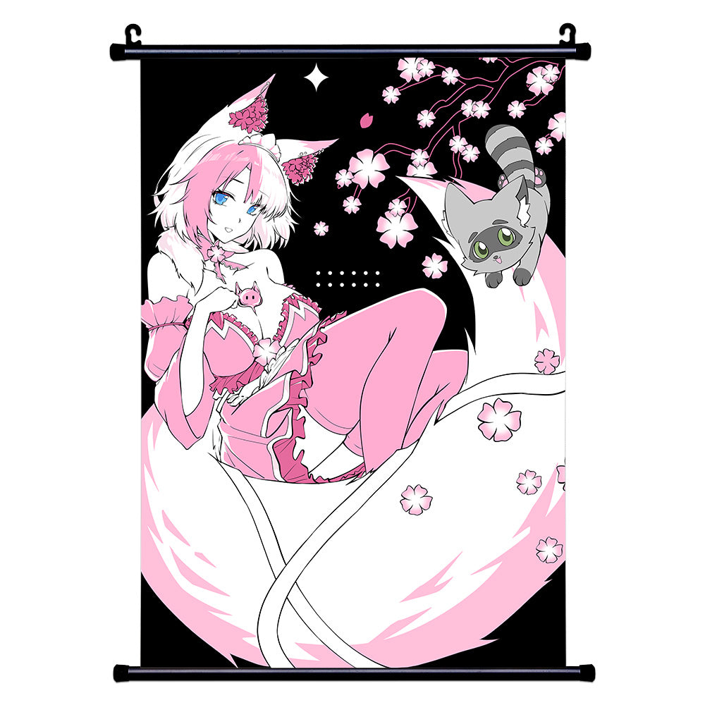 Sireniity "Sakura Fox Maid" Wall Scroll