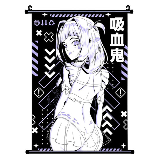 Ywuria Look Back Wall Scroll