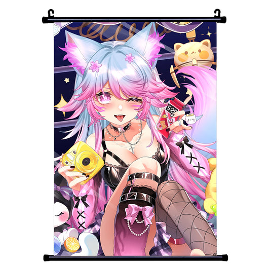 AkumaMikoVT Crane Game Wall Scroll