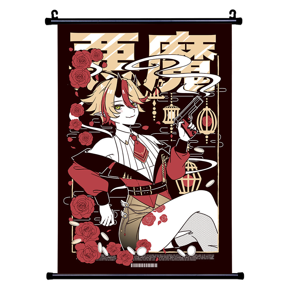 Velkyen Fallen from Grace Wall Scroll