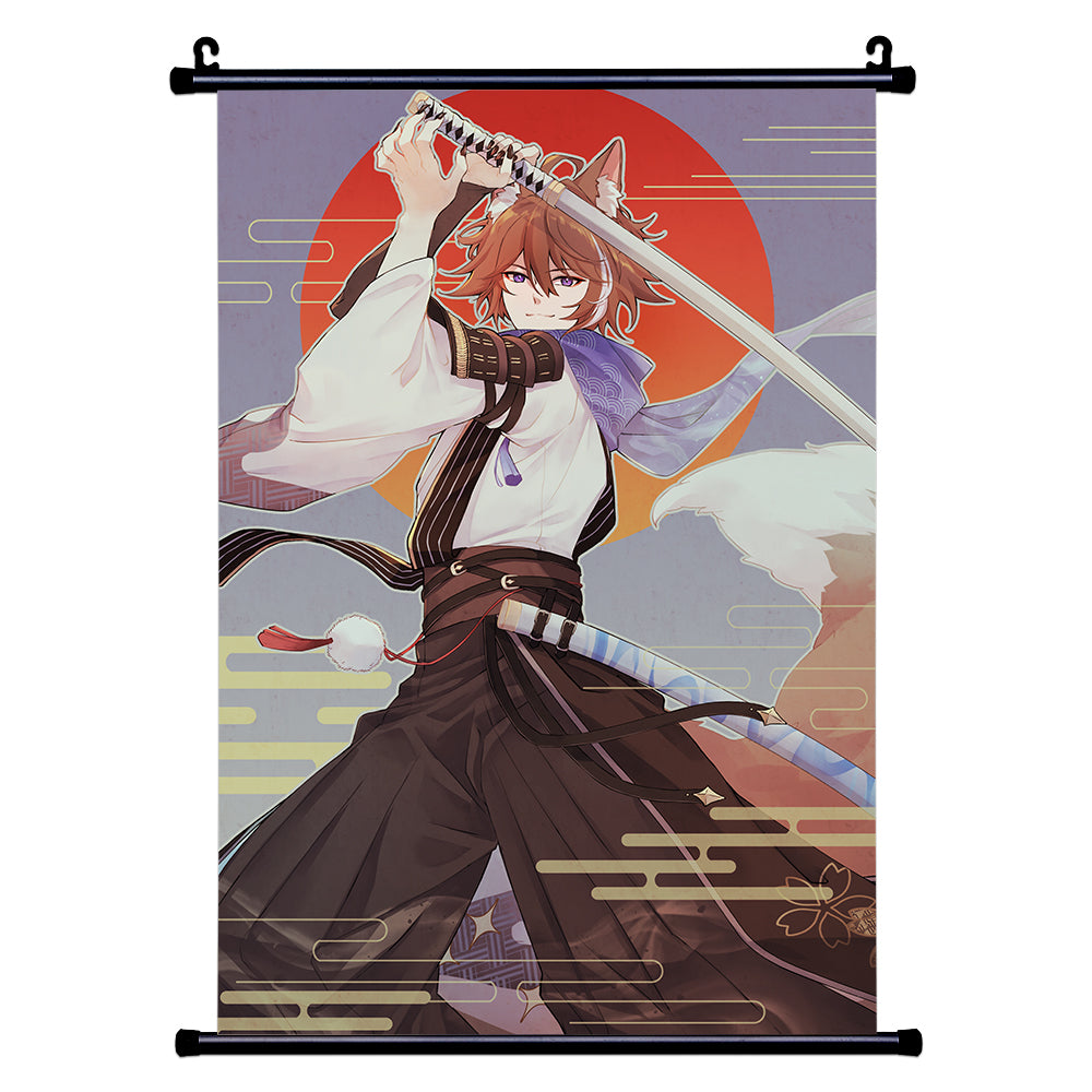 Kumotsune Art of the Sword Wall Scroll