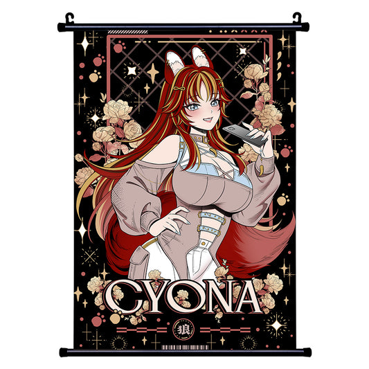 Cyona Wolf  Wall Scroll