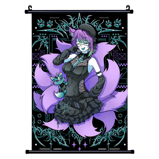 SarahAces "Eleven-Tailed Kitsune" Wall Scroll