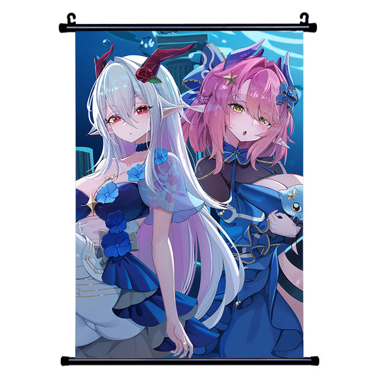 rheyaHeart Double Trouble Wall Scroll