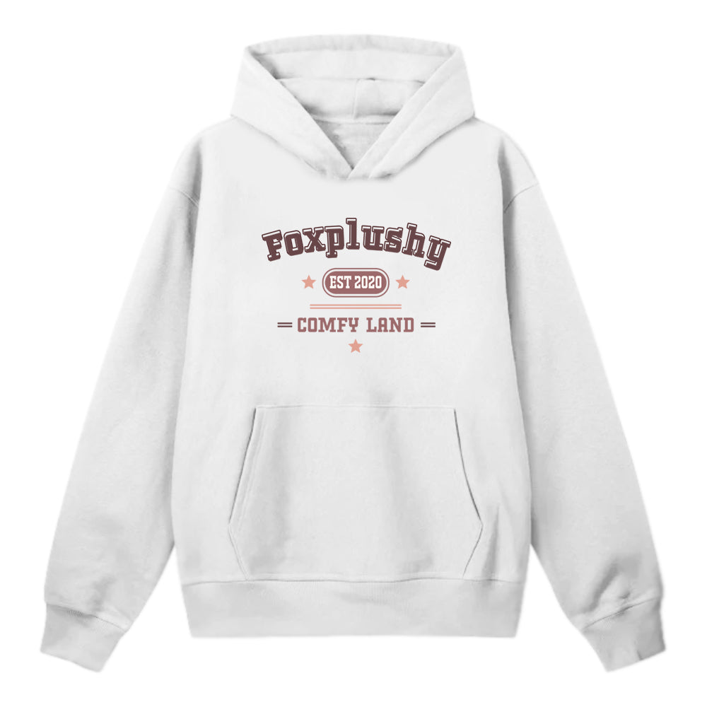 Foxplushy Comfy Land Hoodie(White)